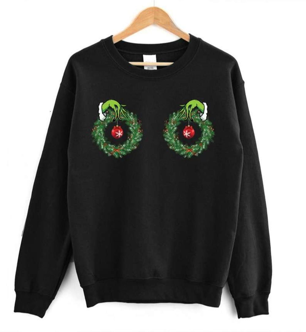 Grinch Hands Christmas Sweatshirt T Shirt