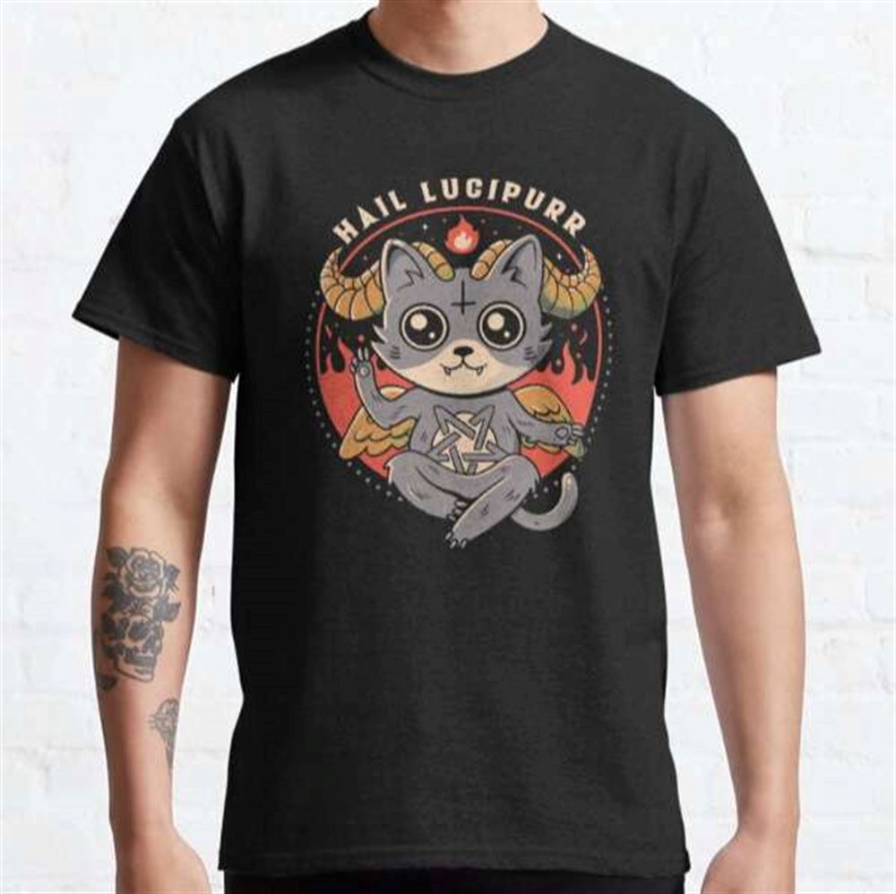 Hail Lucipurr Halloween Costume T-shirt