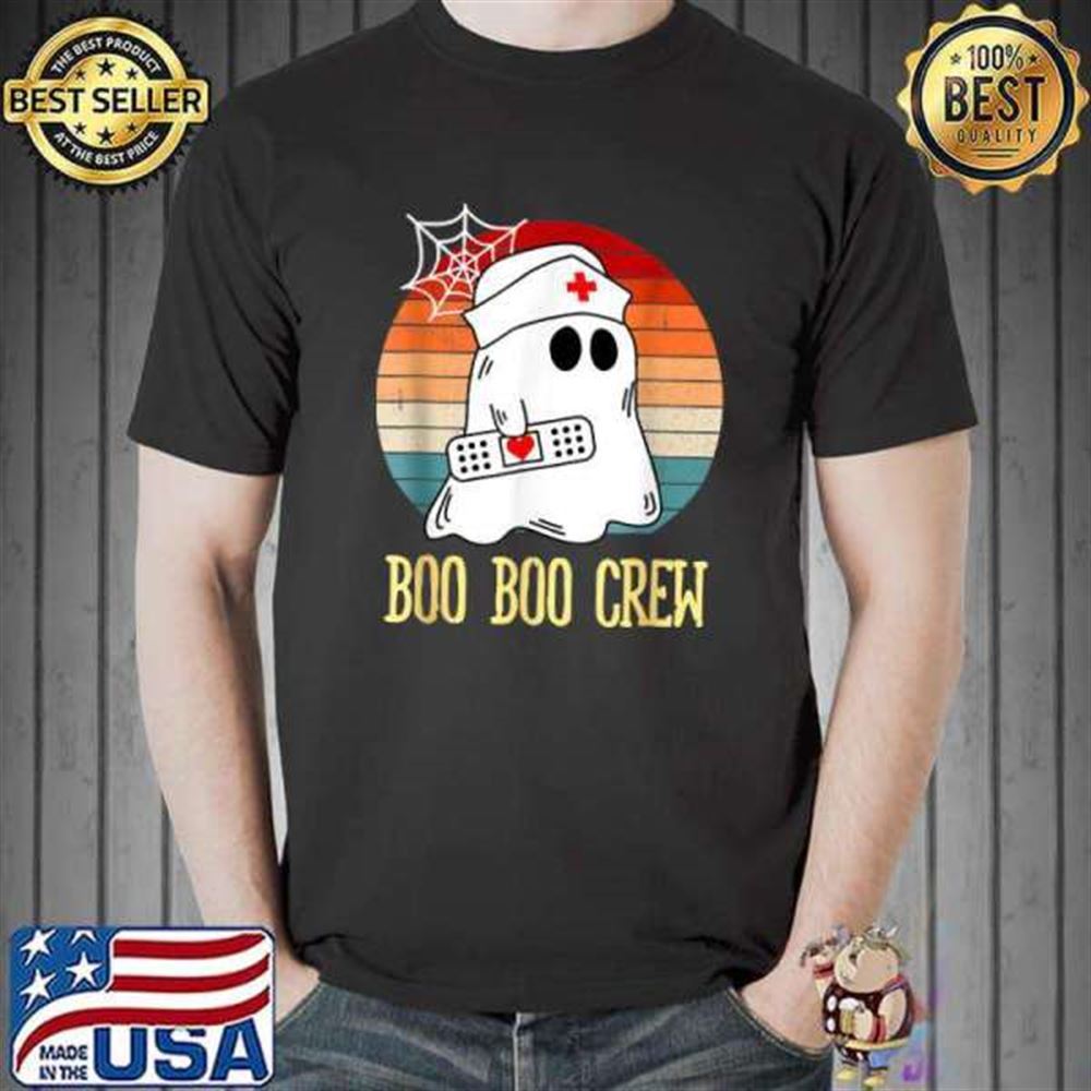 Halloween Boo Boo Crew Nurse Ghost Tees