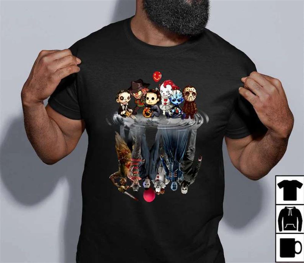 Halloween Chibi Horror Friends Unisex T Shirt