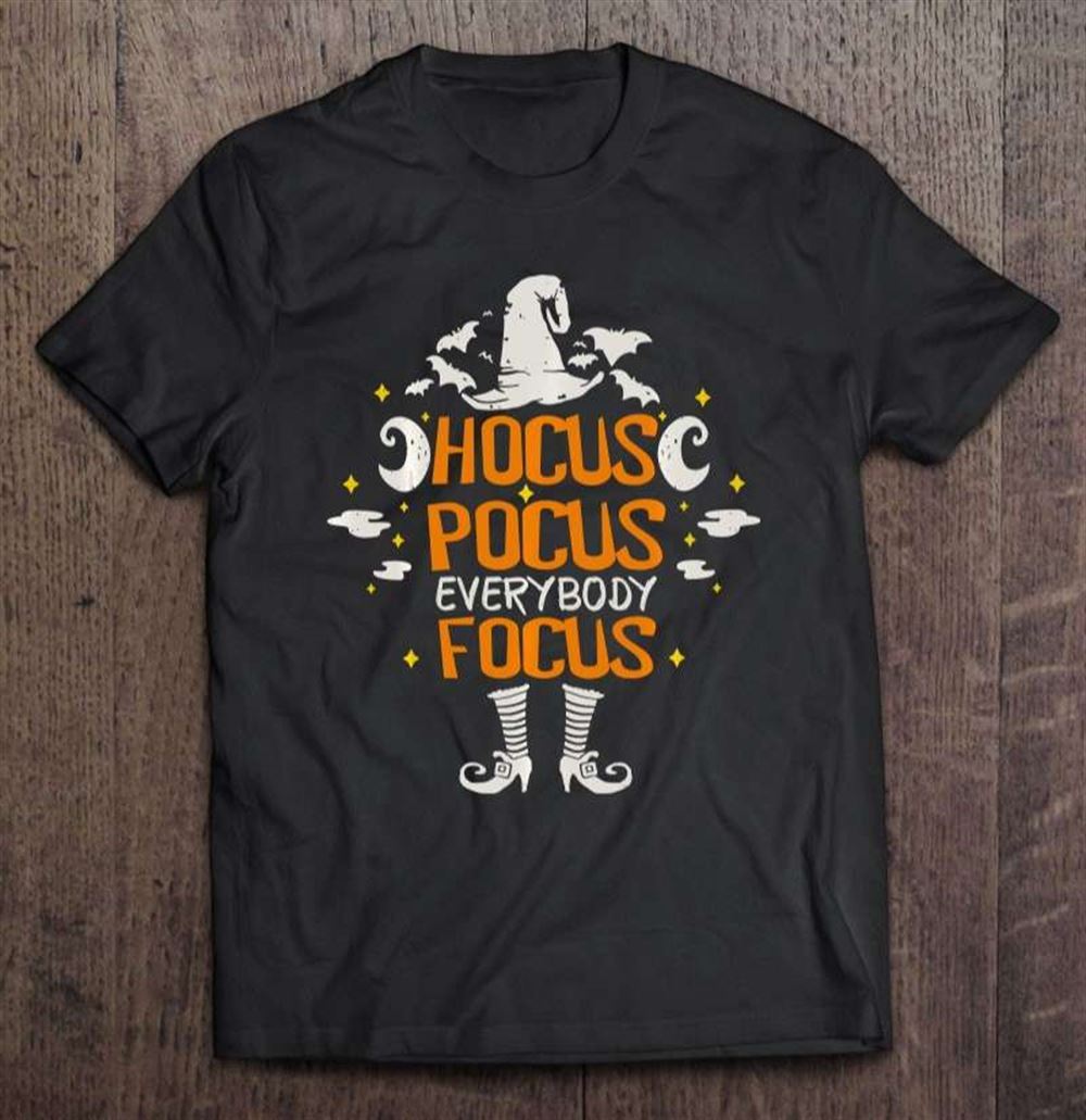 Halloween Hocus Pocus Everybody Focus Funny Costume T-shirt