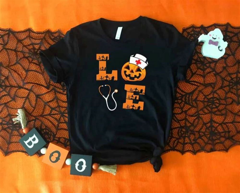 Halloween Nurse Pumpkin T-shirt