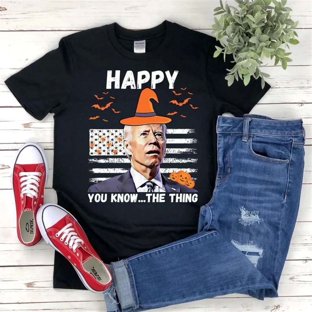 Happy You Know The Thing Joe Biden Confused Halloween T-shirt