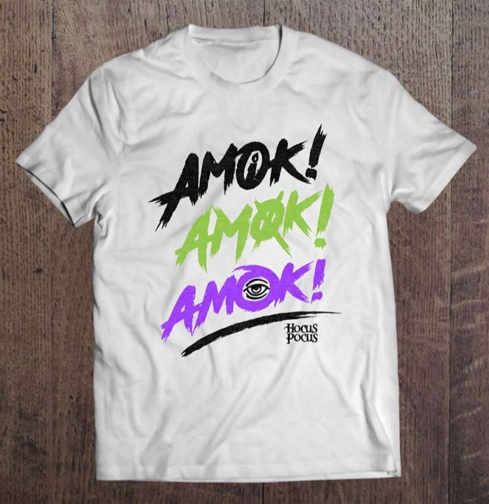 Hocus Pocus Amok Halloween Pullover T-shirt