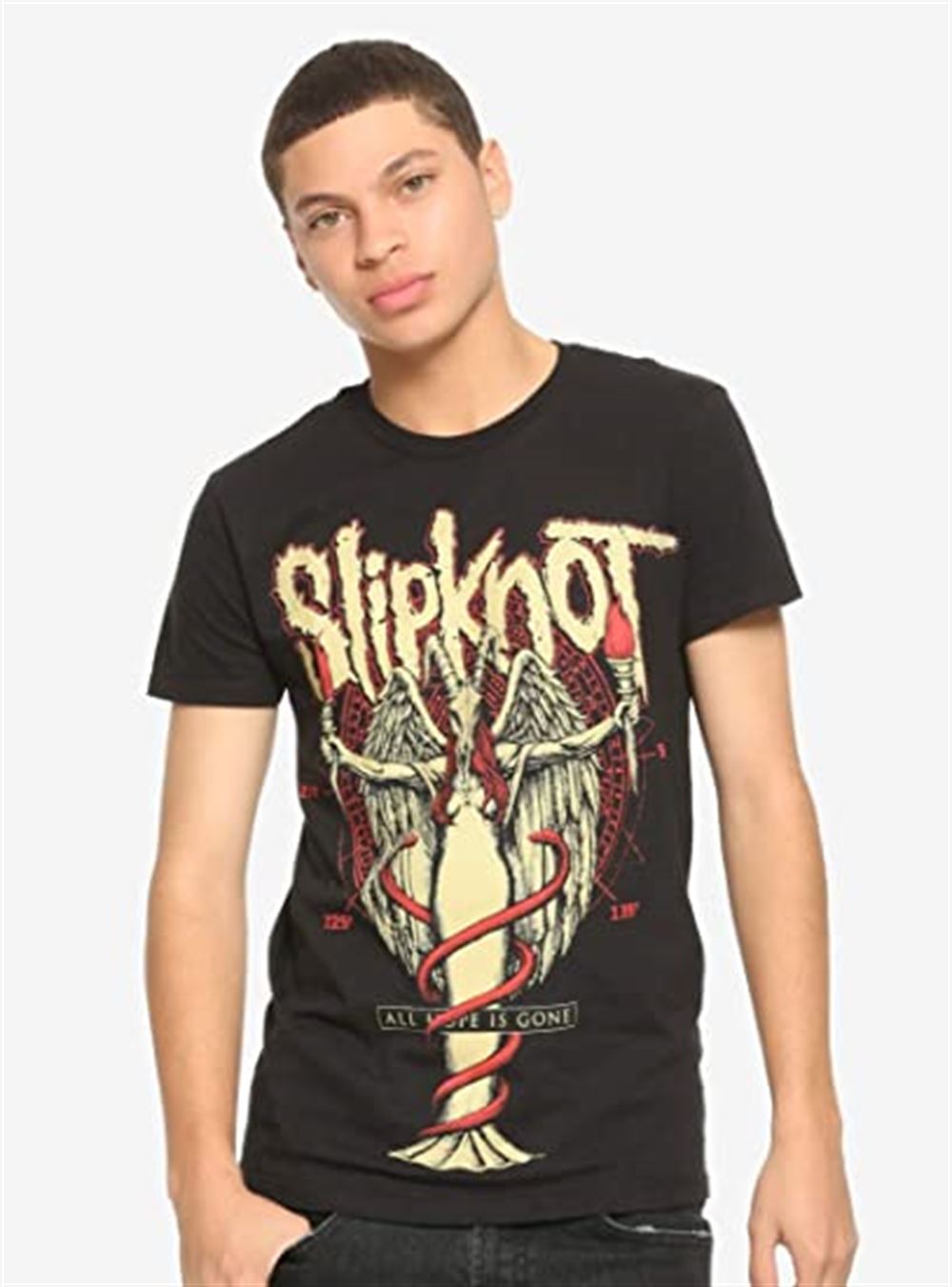 Hot Topic Slipknot Angel Goat Girls T-shirt Unisex Short Sleeve Classic Tee