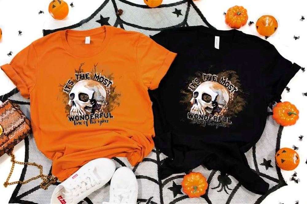 Its The Most Wonderful Time Of The Year Skeleton Halloween T-shirt