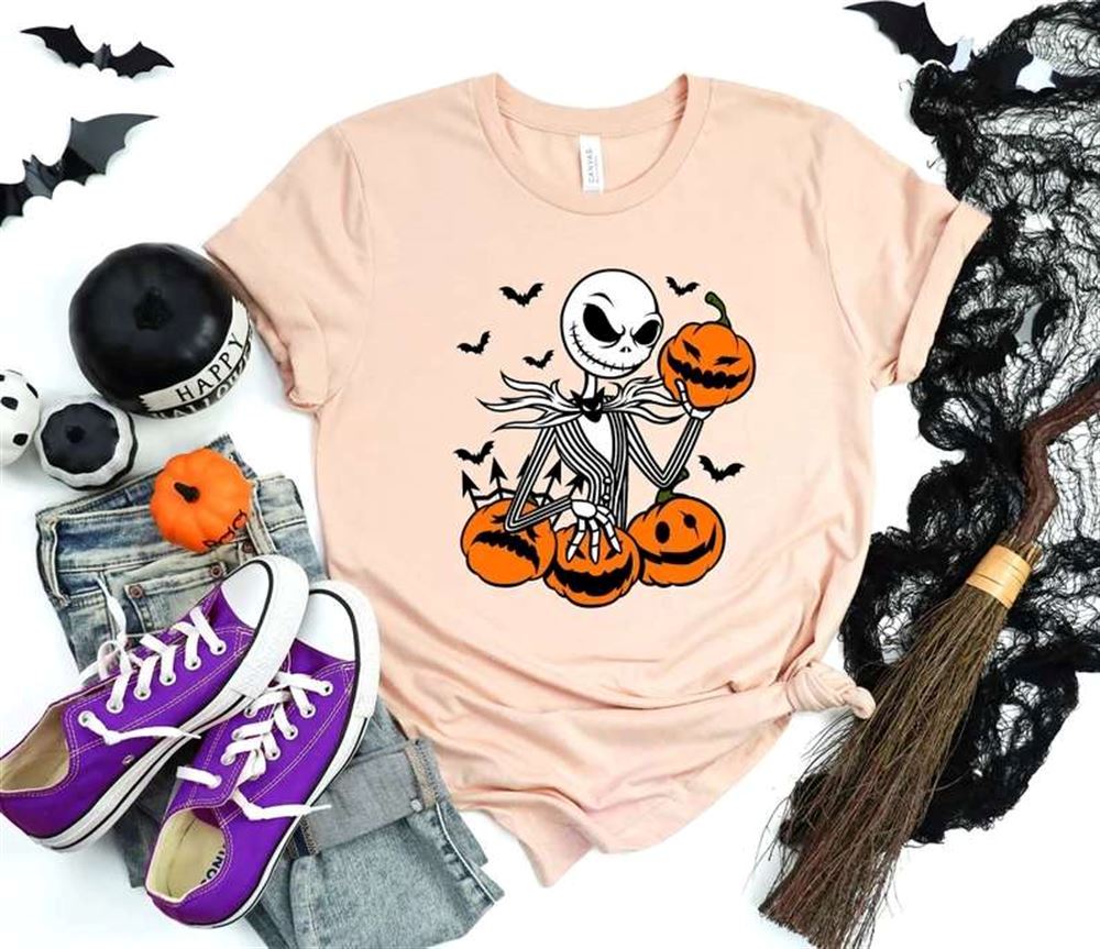 Jack Skellington Pumpkin Halloween T-shirt