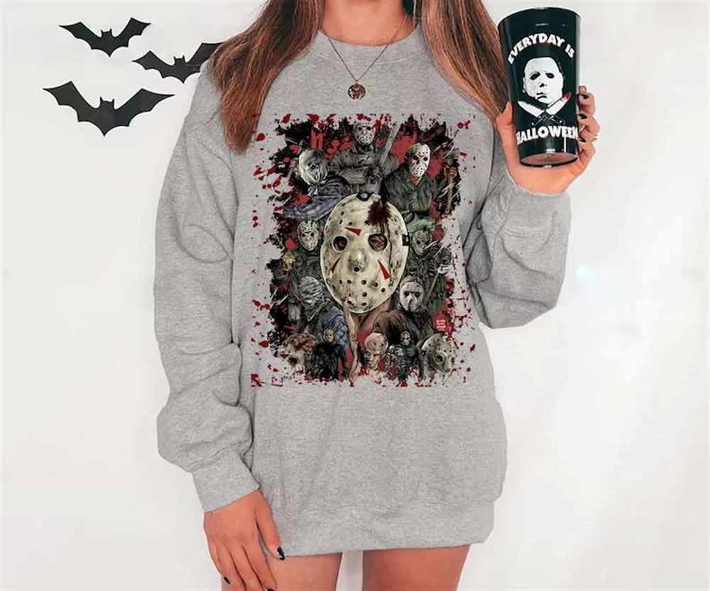 Jason And Michael Horror Movie T-shirt For Halloween