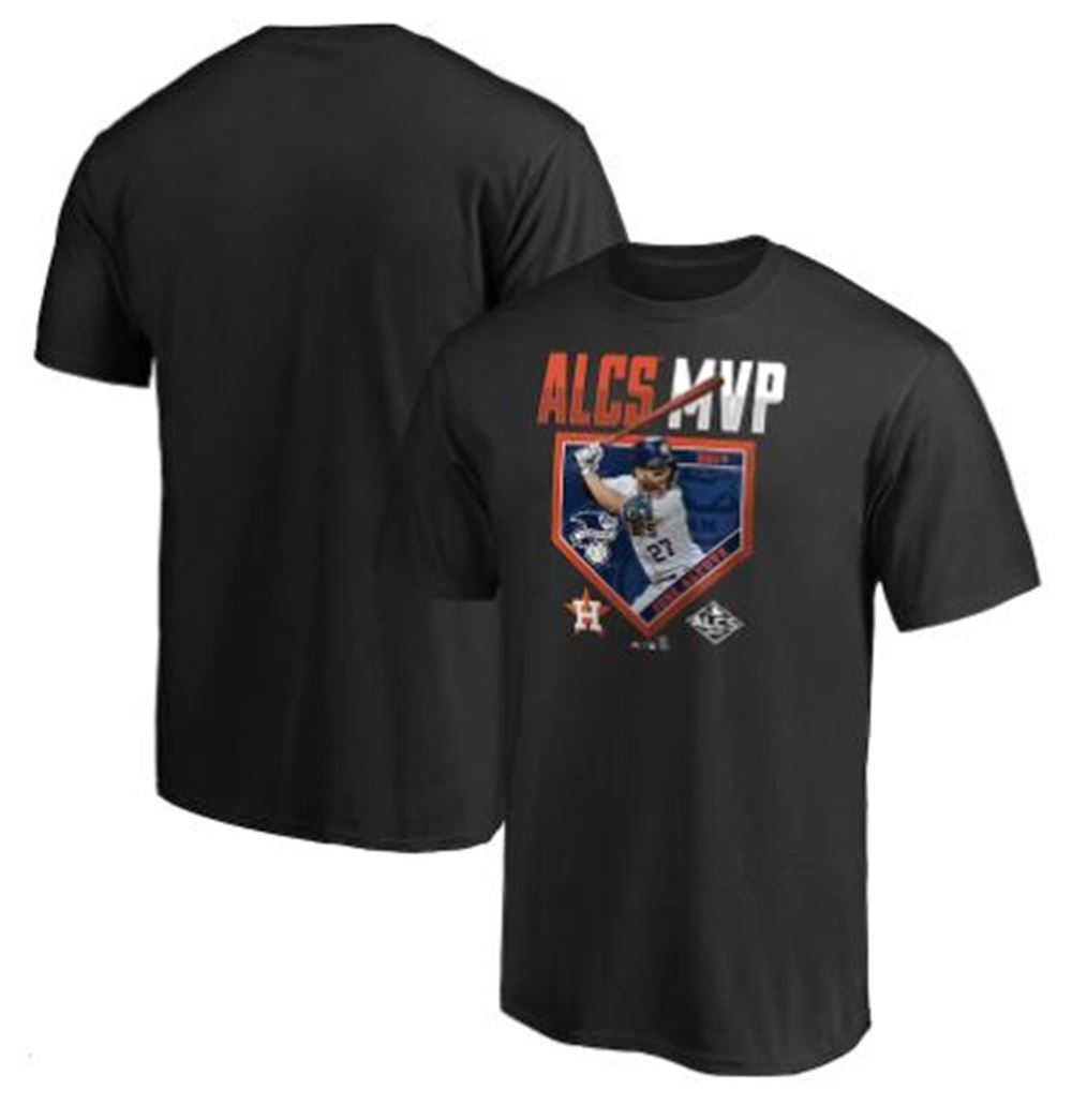 Jose Altuve Houston Astros Majestic 2019 Alcs Mvp Brush Back T-shirt