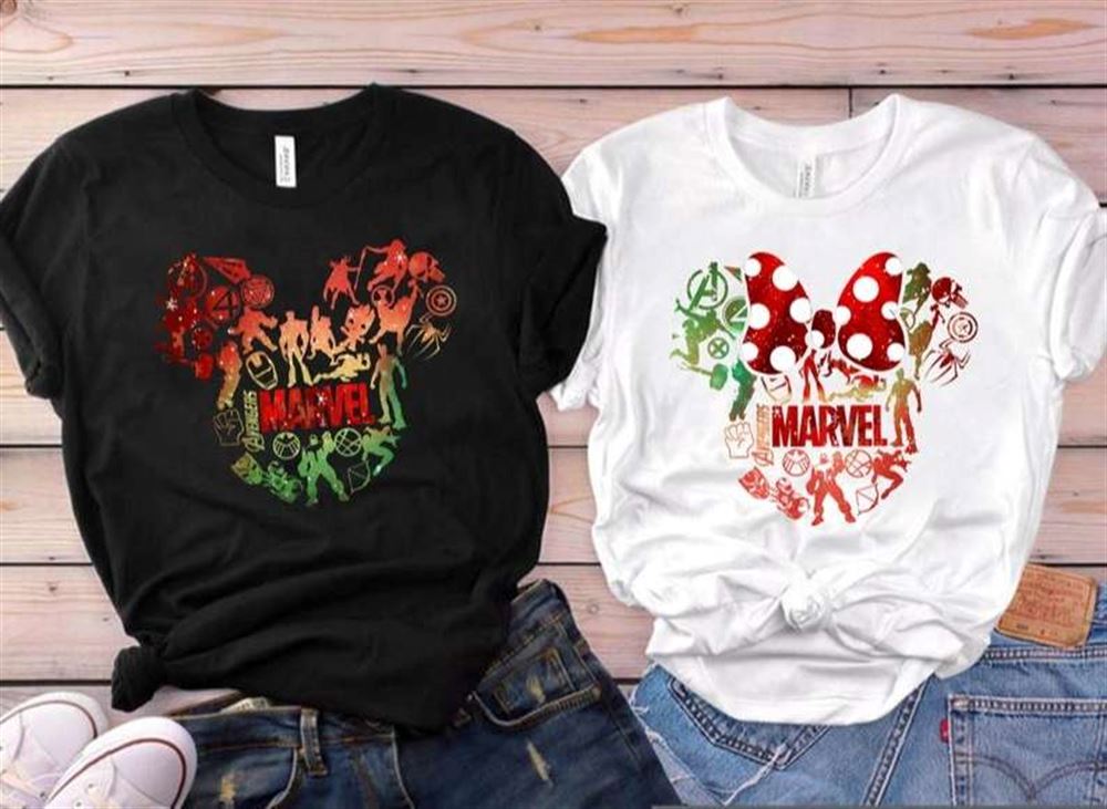 Marvel Christmas Disney Marvel T-shirt