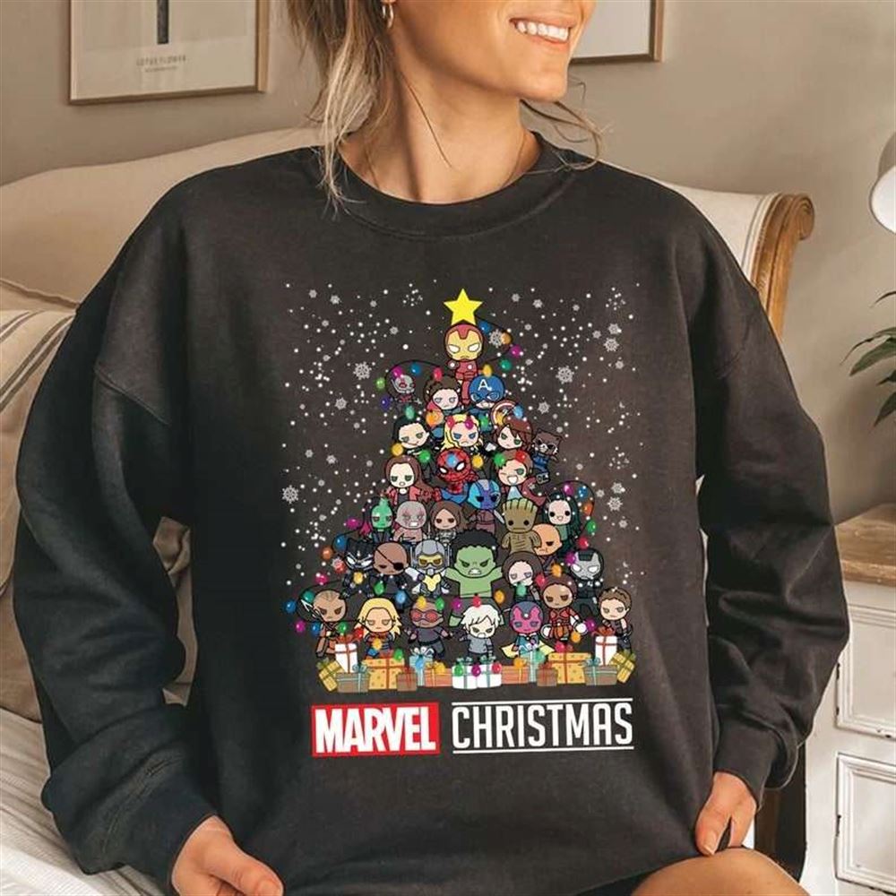 Marvel Christmas Super Hero Christmas T-shirt