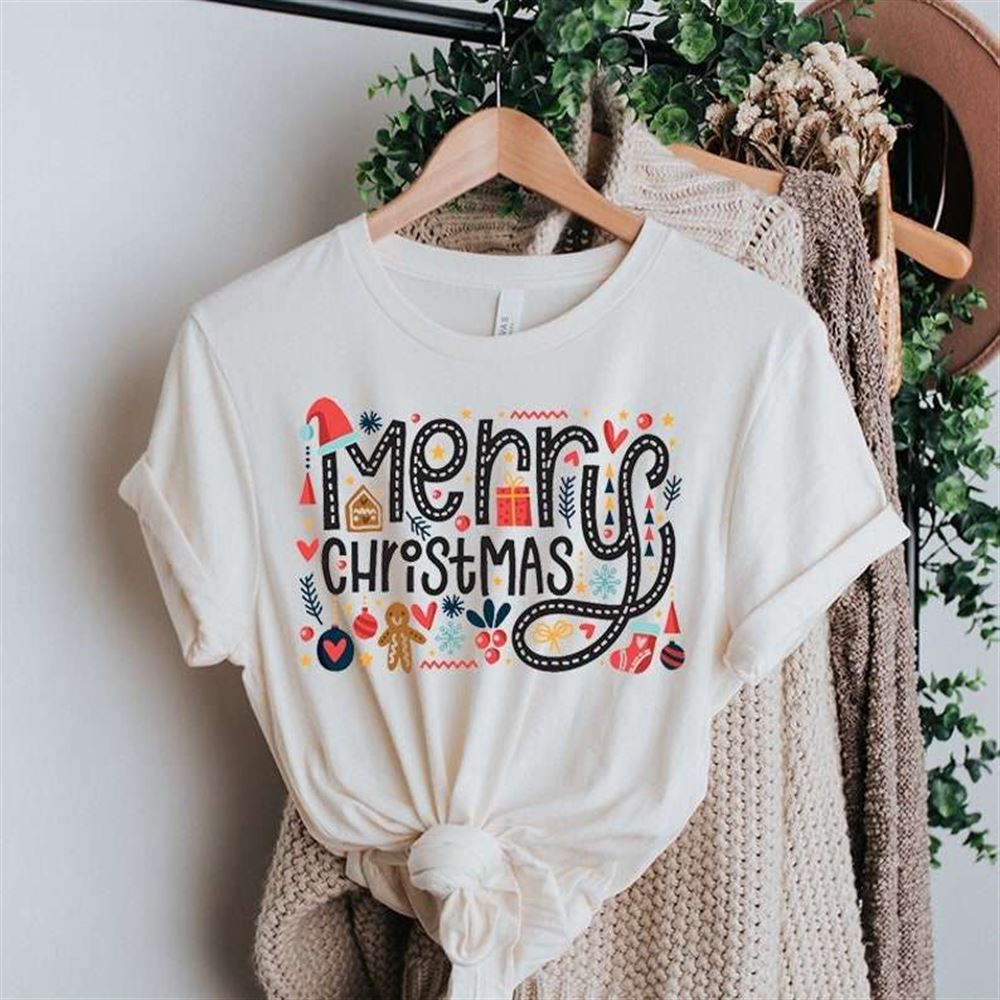 Merry Christmas Doodles T Shirt