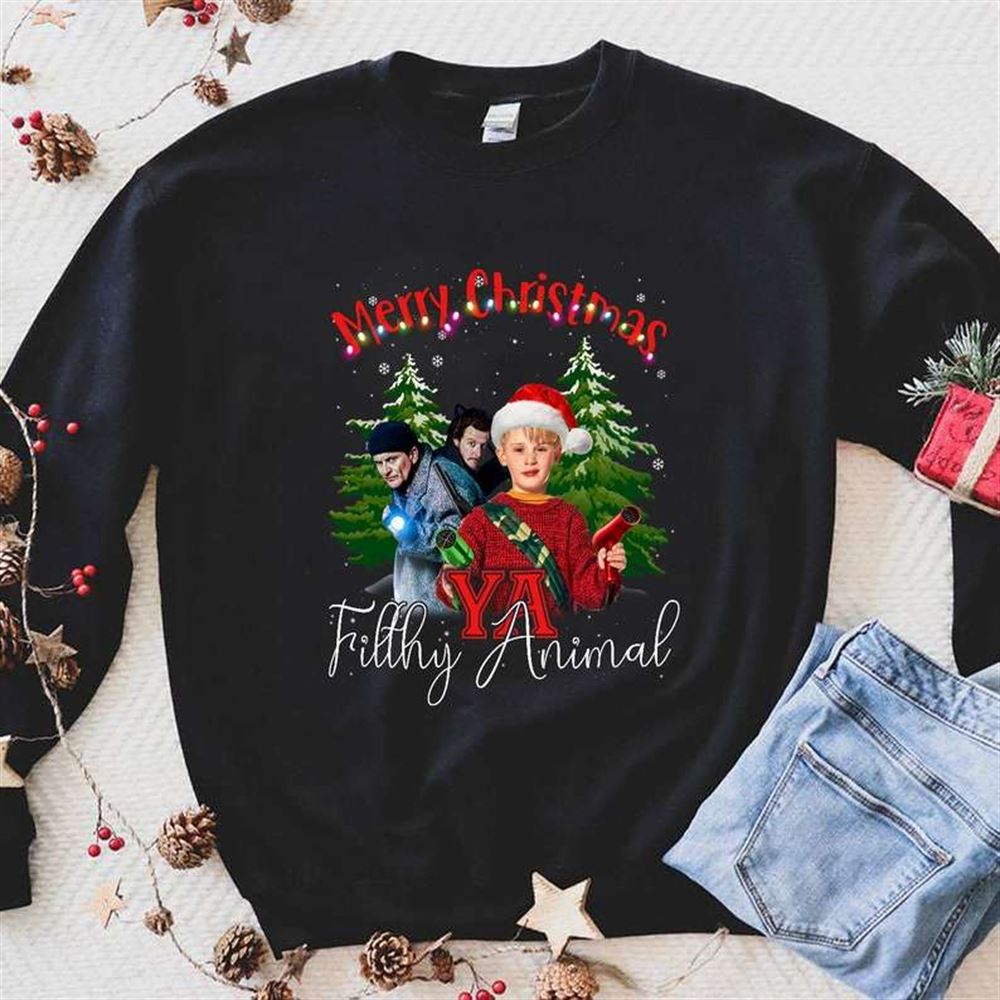 Merry Christmas Ya Filthy Animal T-shirt