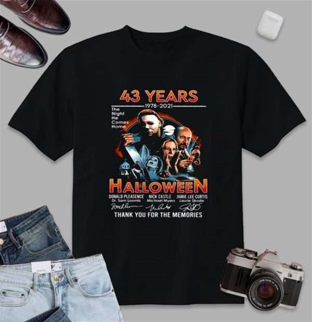 Michael Myers Shirt The Night He Comes Home 43 Years Anniversary