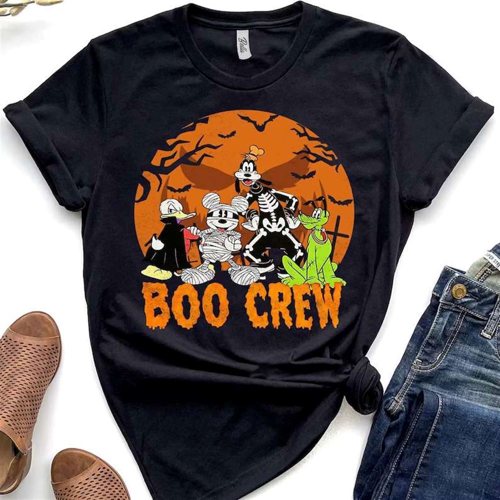 Mickey And Friends Halloween Boo Crew Unisex T-shirt