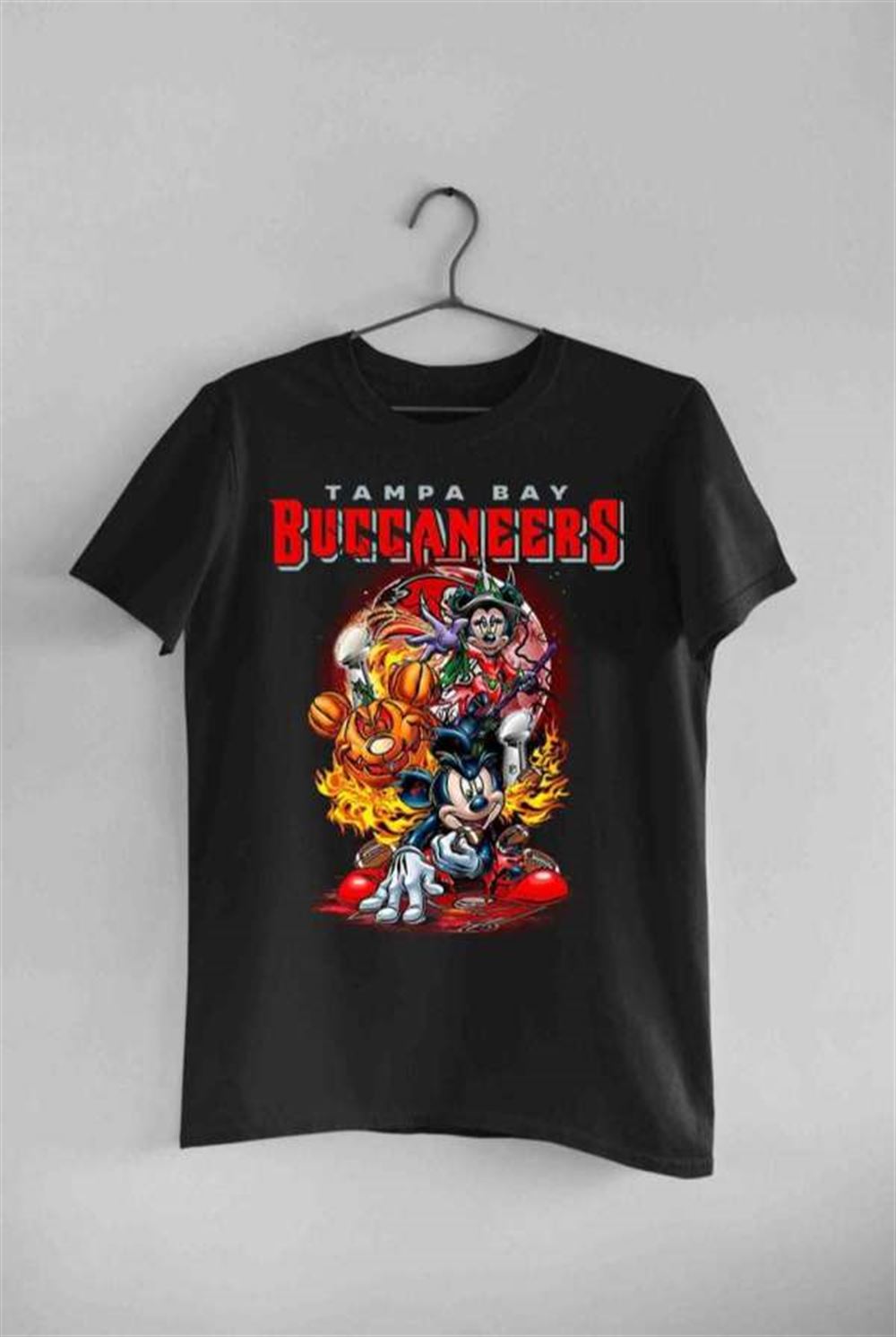 Mickey Mouse Halloween Tampa Bay Buccaneers T Shirt Merch