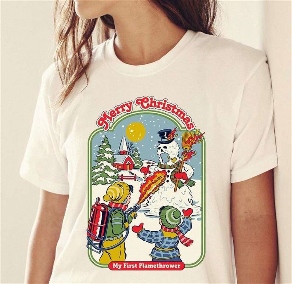 My First Flamethrower Christmas T-shirt