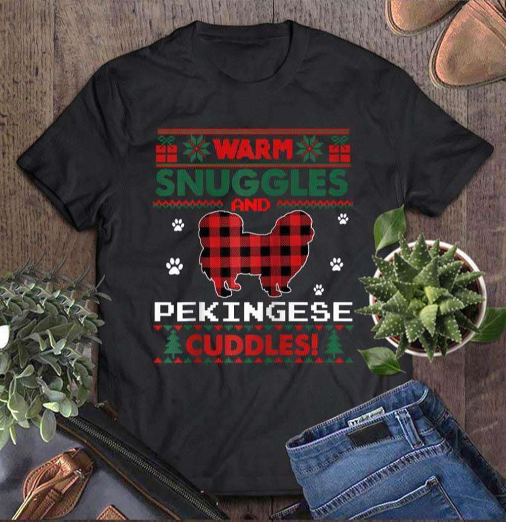 Pekingese Dog Lover Christmas Pajama Shirt