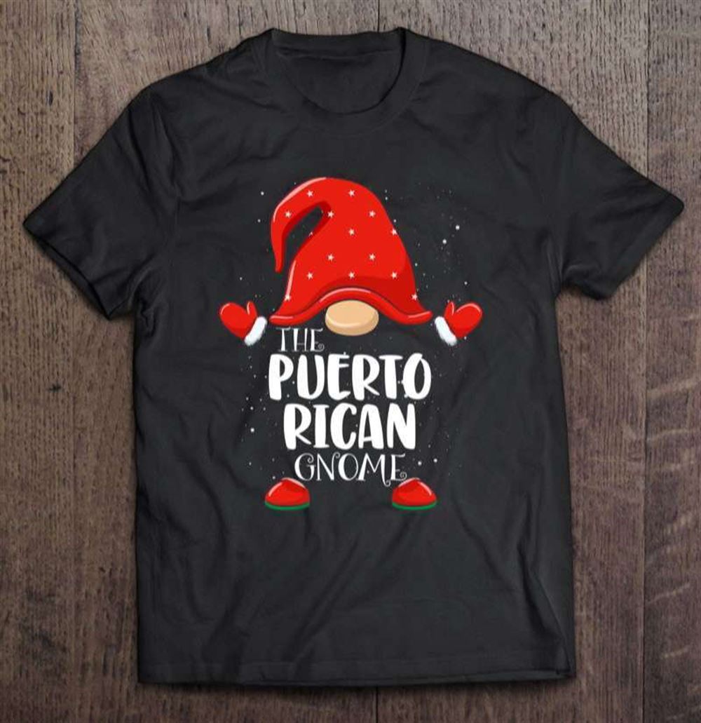 Puerto Rican Gnome Matching Family Group Christmas Pajama Unisex Shirt