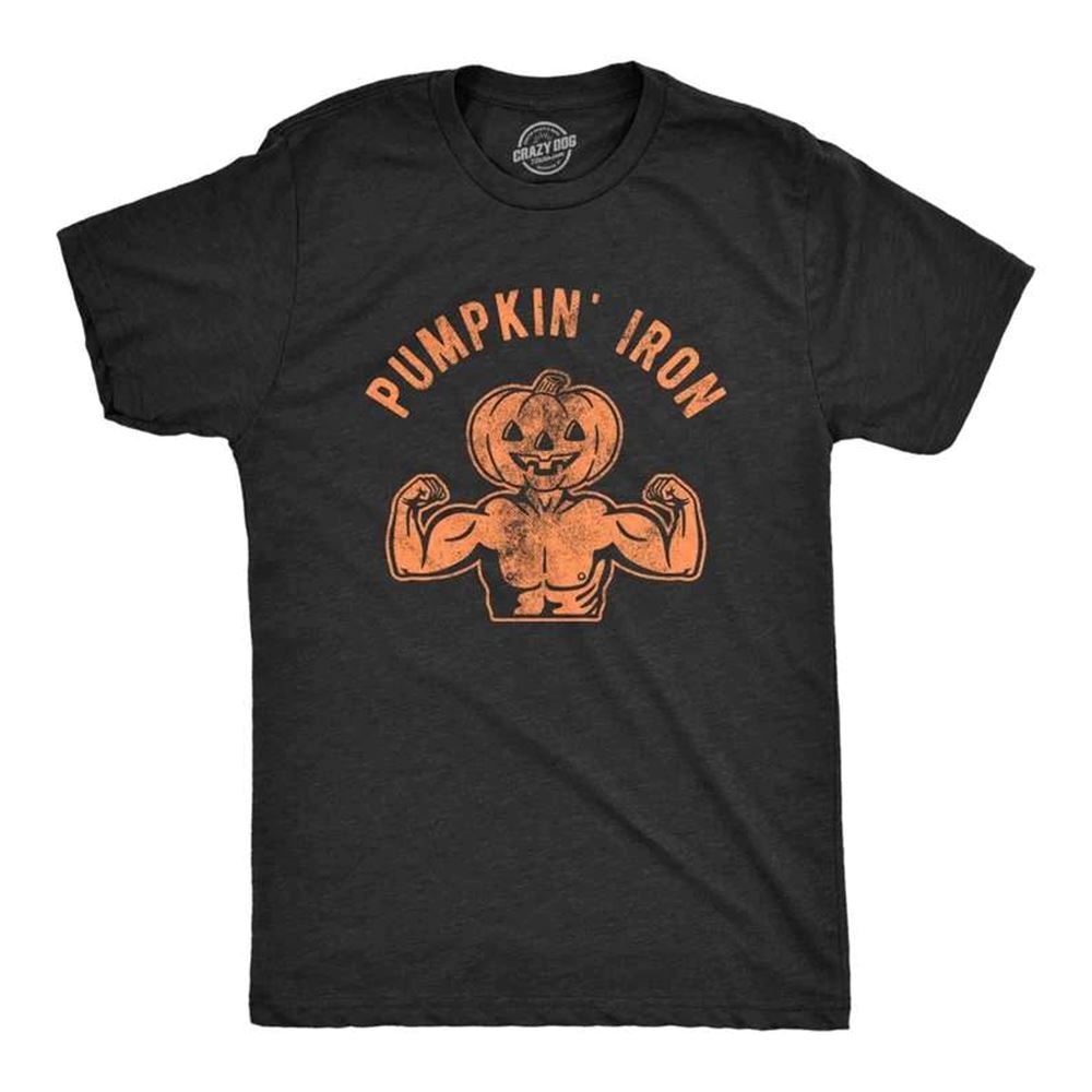 Pumpkin Iron Jack-o-lantern Halloween T-shirt