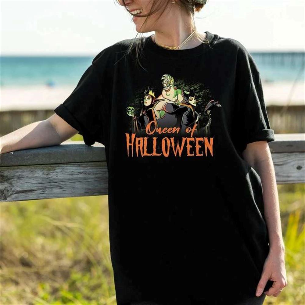 Queen Of Halloween Disney Villains Unisex T-shirt