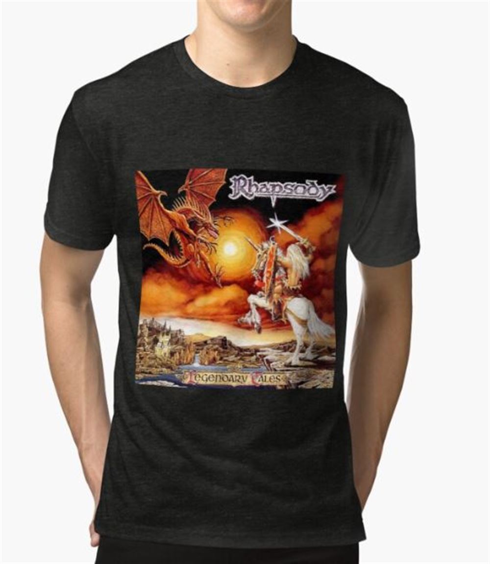 Rhapsody Of Fire Legendary Tales Power Metal Band Folk Classic T-shirt Tri-blend T-shirt