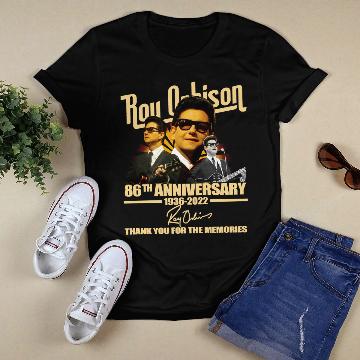 Roy Orbison 86th Anniversary 1936 2022 Thank You For The Memories Shirt