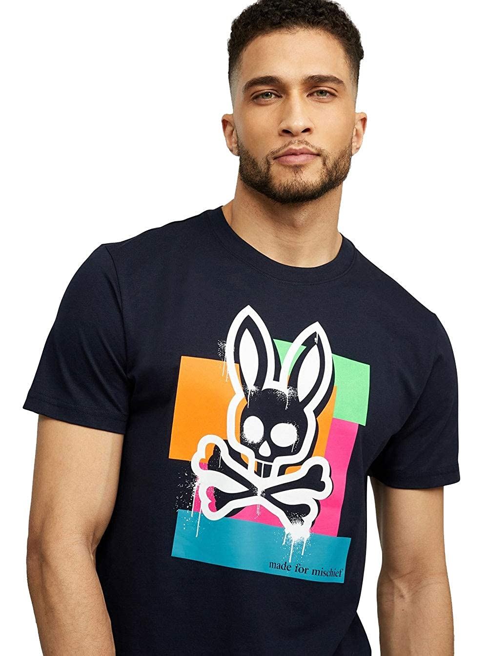 Shirt Psycho Bunny Mens Chelburn T Shirt Unisex Short Sleeve Classic Tee