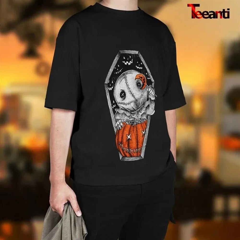 Skull Scarecrow Sam Halloween T-shirt