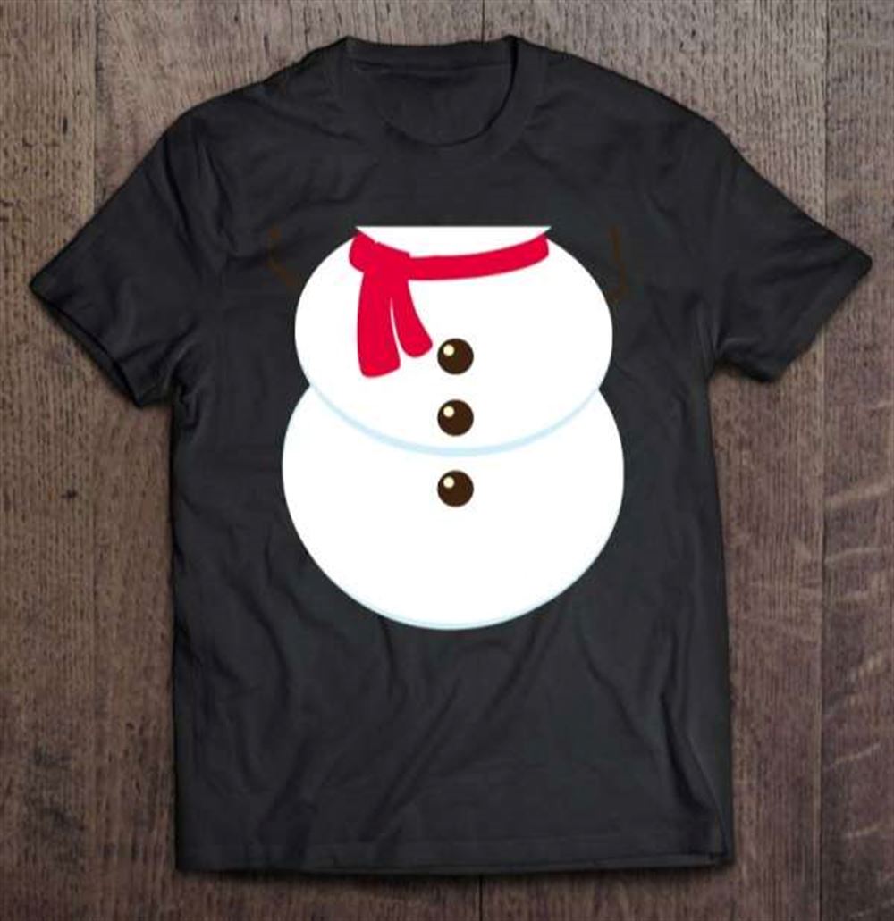 Snowman Body Simple Christmas T Shirt