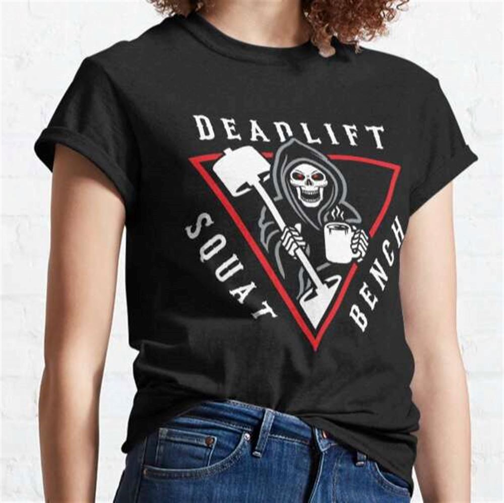 Squat Bench Deadlift Halloween Costume T-shirt