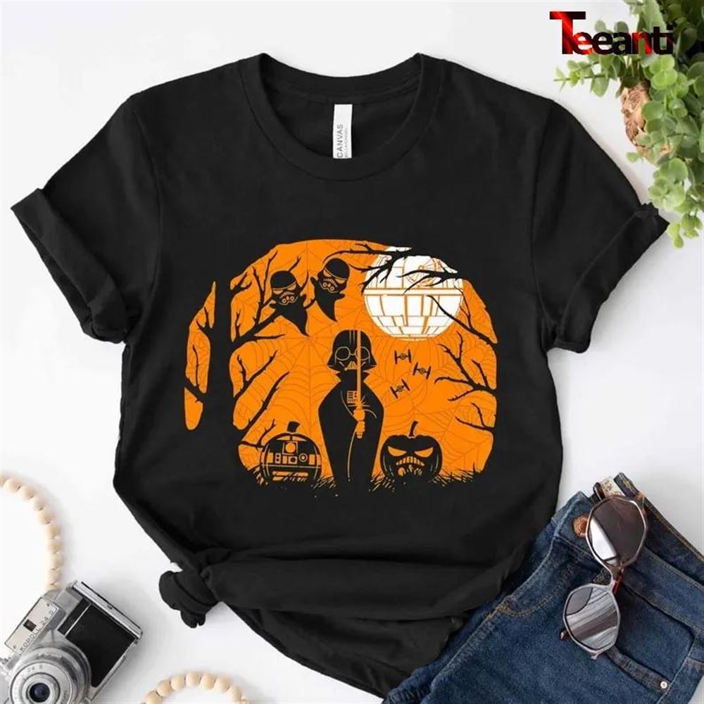 Star Wars Dark Vader Silhouette Halloween T-shirt