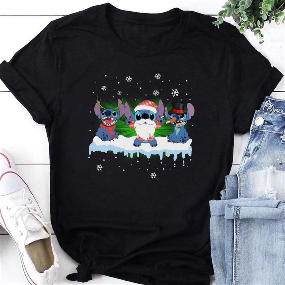 Stitch Disney Christmas T Shirt