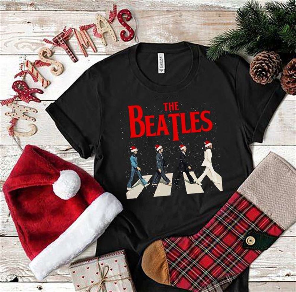 The Beatles Band Album Abbey Road Christmas T-shirt