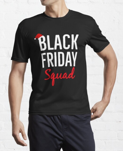 The Black Friday Crew Active T-shirt Breathable T-shirt