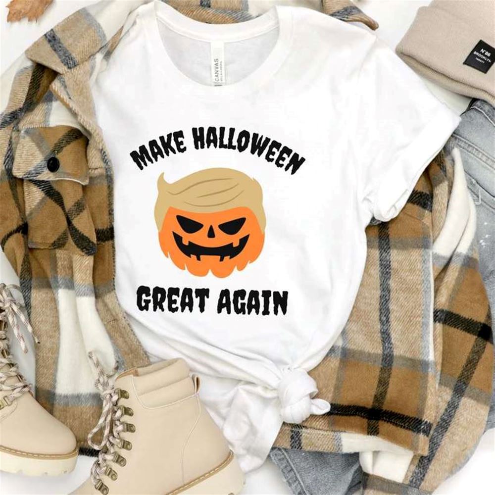 Trumpkin Halloween T-shirt Trump 2024 Make Halloween Great Again