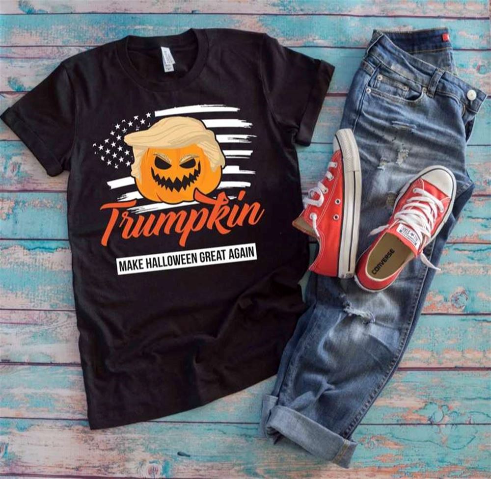 Trumpkin Halloween T-shirt Trump Make Halloween Great Again