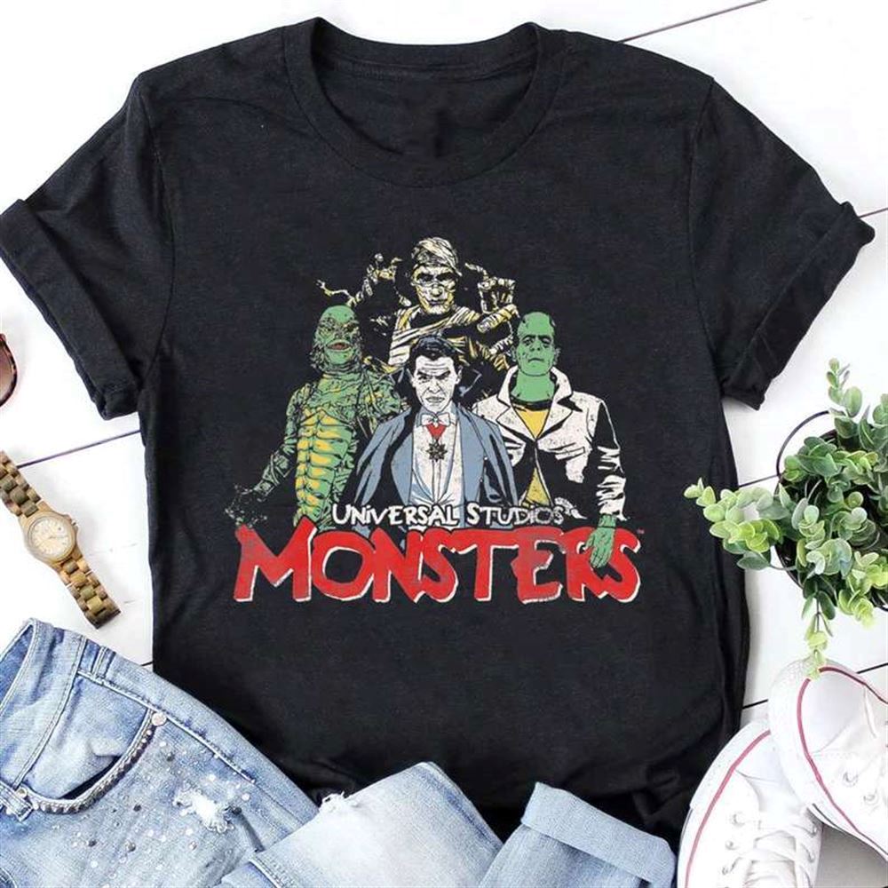 Universal Monsters Halloween Party T-shirt