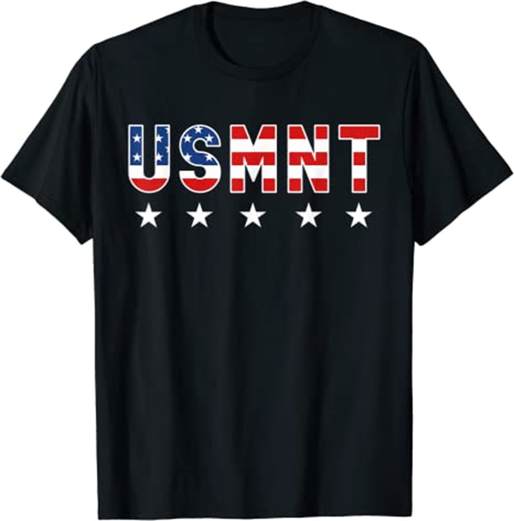 Usmnt Soccer T-shirt - American Mens Soccer Team Jersey