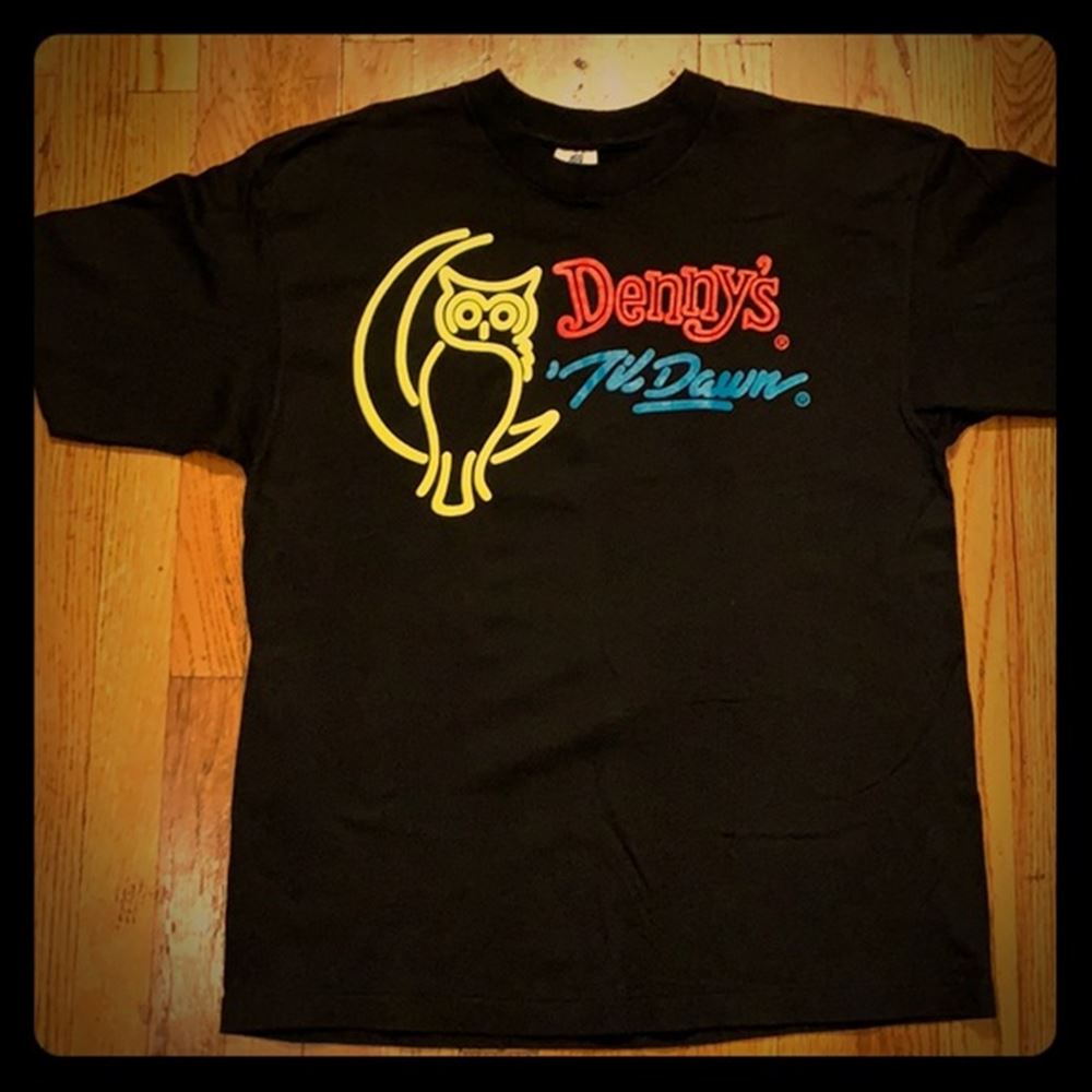 Vintage Dennys T Shirt Short Sleeve Dugout Gildan