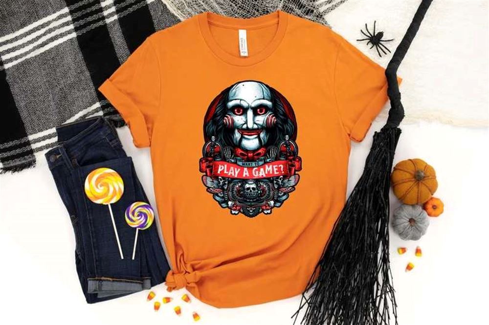 Want To Play Game Halloween Horror Movie T-shirt