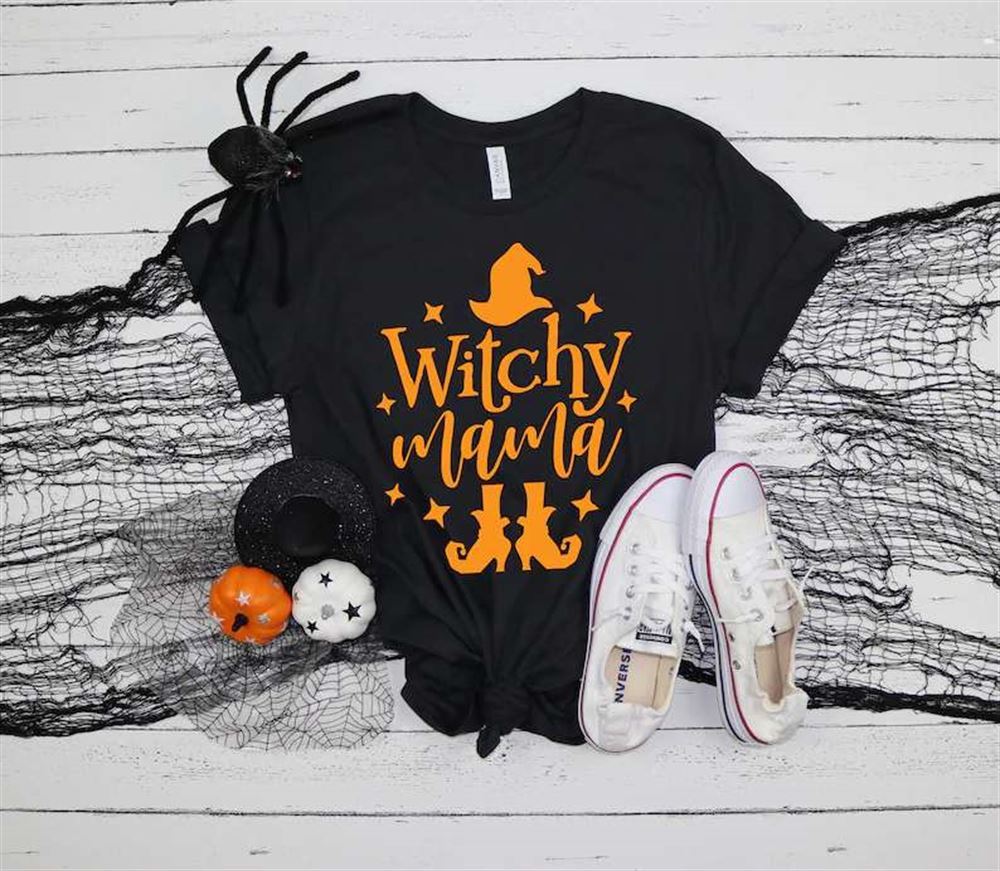 Witchy Mama Funny Halloween Shirt