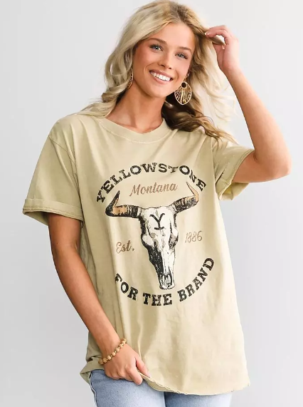 Yellowstone For The Brand T-shirt Short-sleeve Slaytor Graphic Tee