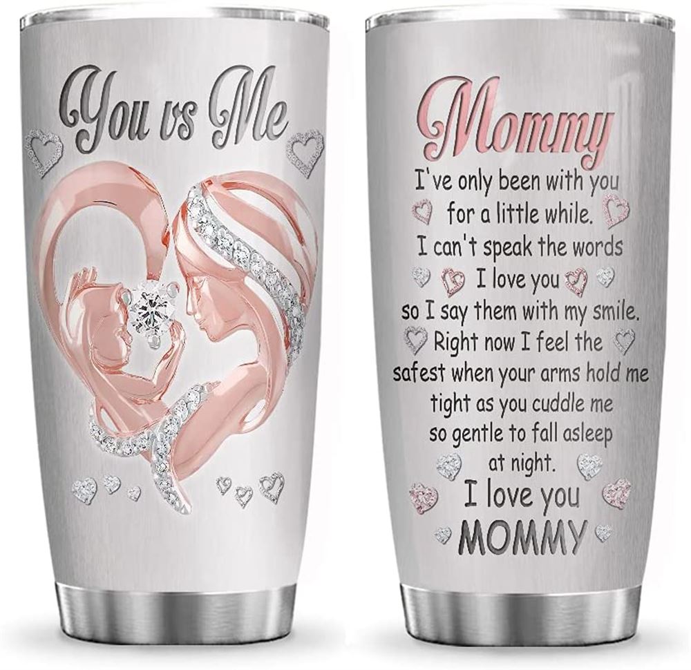 20oz Printed New Mom Letter Jewelry Style Gift For Moms Tumbler Cup With Lid Double Wall Vacuum Ther