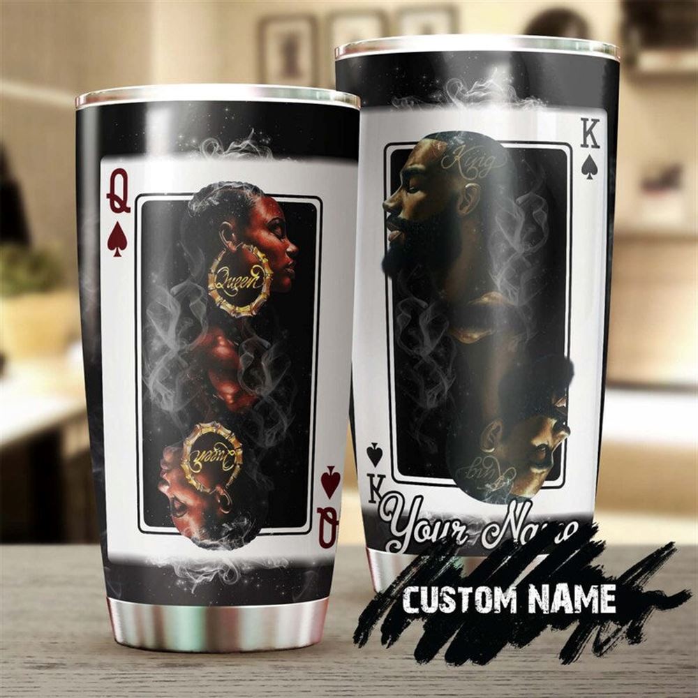 African King And African Queen Personalized Tumbler-african Tumbler -birthday Gift Christmas Gift Fo