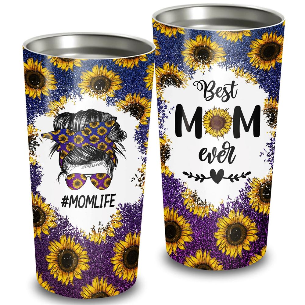 Best Mom Ever Sunflower Beauty 20oz Tumbler