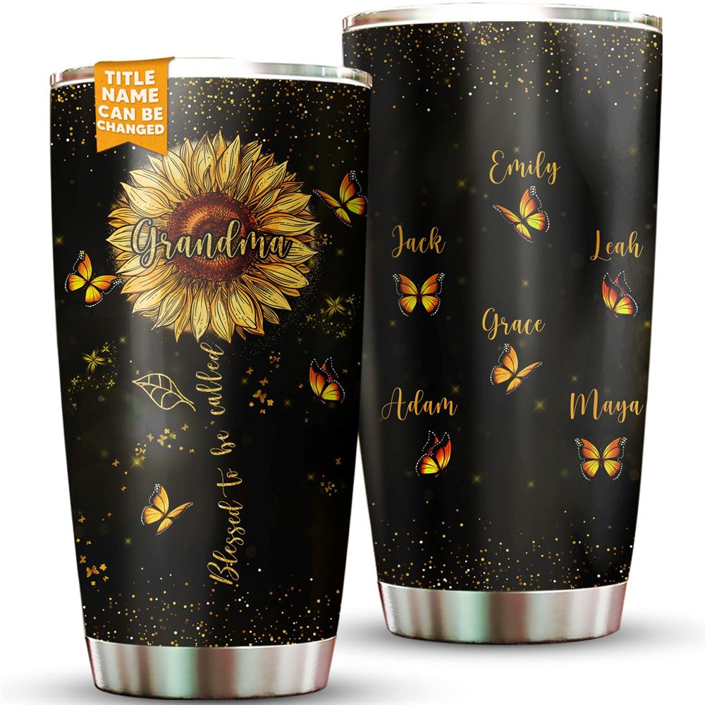 Blessed To Be Called Grandma 20oz Tumbler