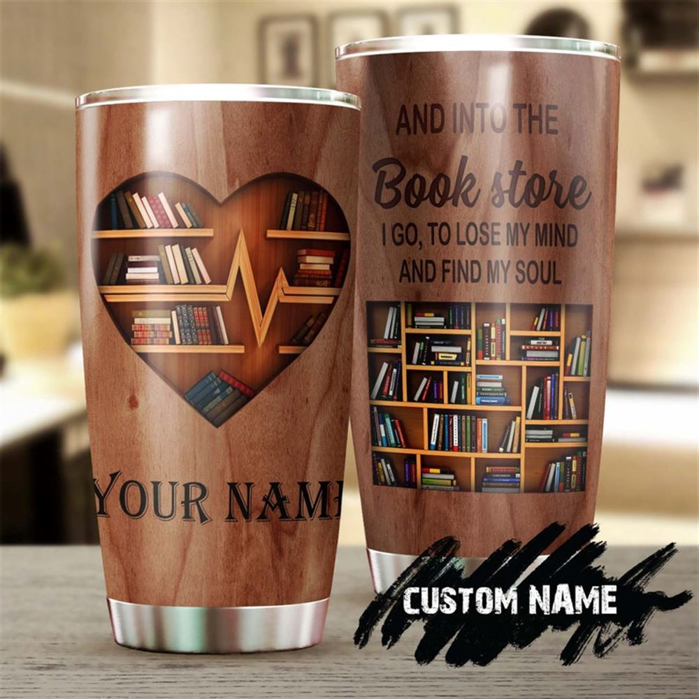 Book Lover Soul Personalized Tumbler -reading Tumbler -book Lover Gift -bookaholic Tumbler -bookworm