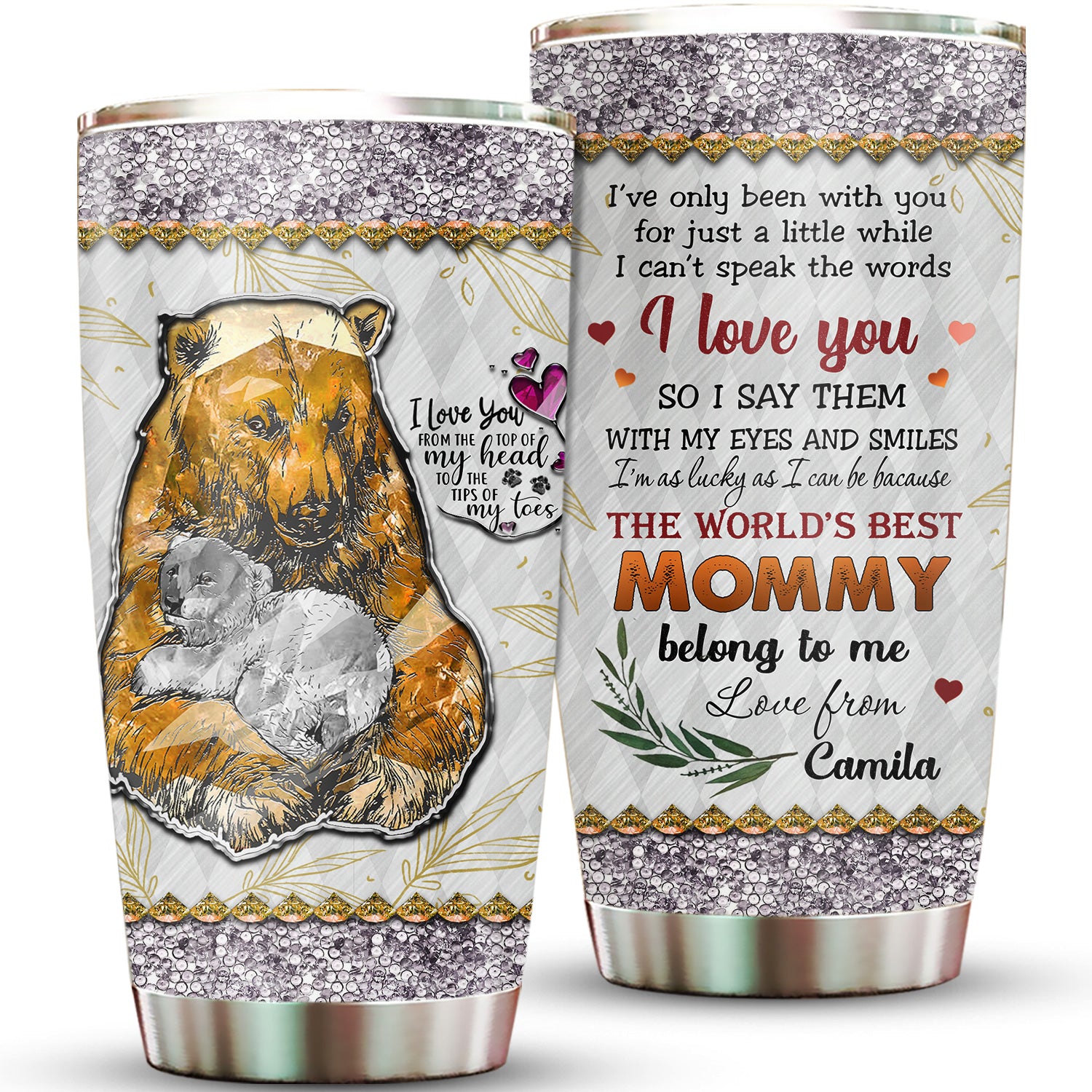 Mama Bear New Mom 20oz Tumbler