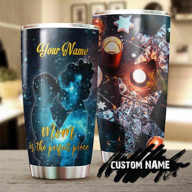 Mom Is The Perfect Piece In This Galaxy Personalized Tumbler-birthday Christmas Mothers Day Gift Fo